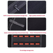 Custodia protettiva rigida in pelle PU per Steam Deck OLED, borsa portatile con 10 scomparti per schede di gioco.
