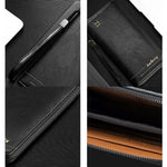 Portafoglio Baellerry C3166 lungo, antimagnetico, con chiusura a zip e protezione RFID, grande capacità e multi-carta.