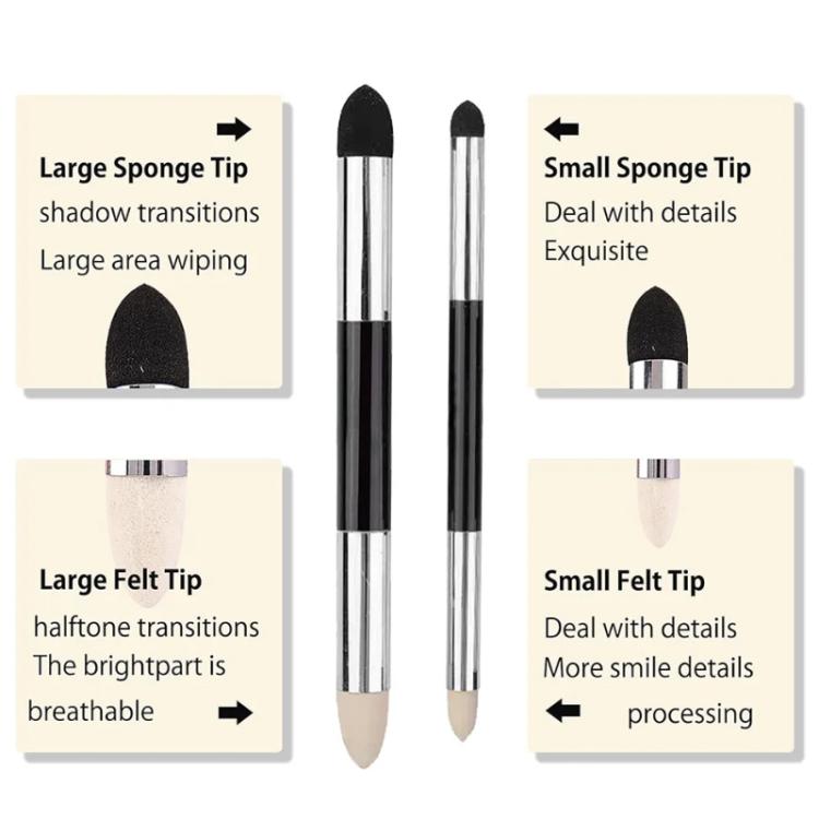 Set da disegno 36 in 1 con sfumini, tortillon e spugnette, e 24 punte sostituibili., 36 In 1