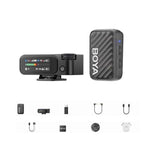 Microfono lavalier wireless BOYA MIC2 per smartphone