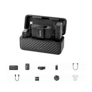 Microfono lavalier wireless BOYA MIC2 per dispositivi mobili