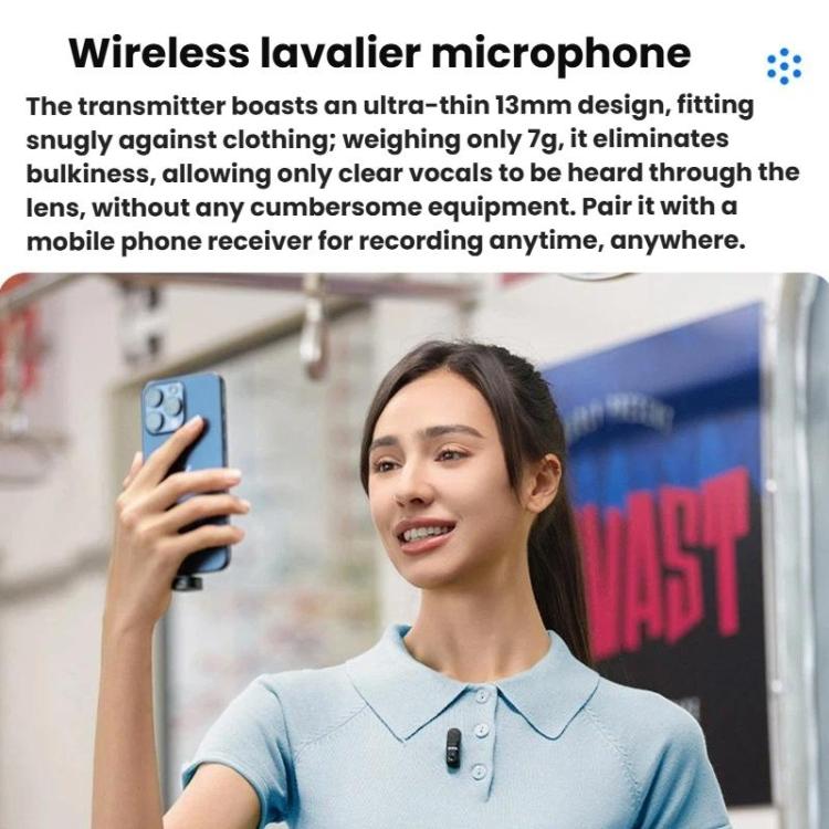 Microfono lavalier wireless BOYA Magic 4 in 1