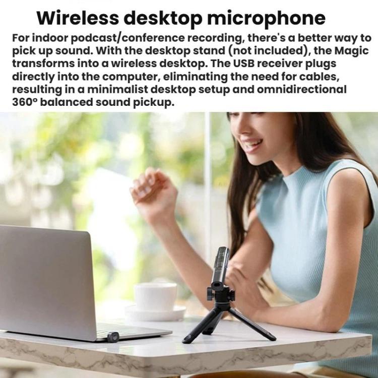 Microfono lavalier wireless BOYA Magic 4 in 1