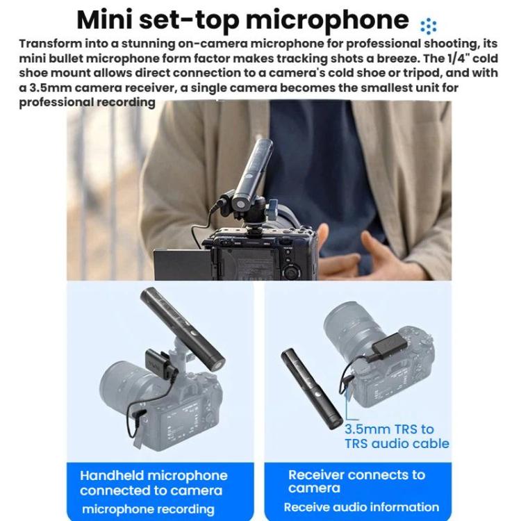 Microfono lavalier wireless BOYA Magic 4 in 1