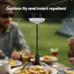 CM-208 Ventilatore multifunzione appendibile con luce notturna e repellente per zanzare, dispositivo repellente per insetti., Battery, Charging