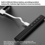 Rechargeable Red Laser Pointer Presentation Remote 100m Wireless Range With Magnetic USB Receiver