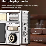 MD-979S Altoparlante Bluetooth portatile ad energia solare multifunzione con antenna per esterni e radio