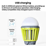 Lampada antizanzare impermeabile IPX6 SB-6057, ideale per campeggio e stand, da appendere.