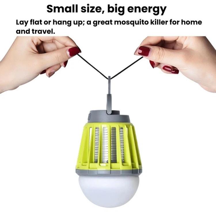Lampada antizanzare impermeabile IPX6 SB-6057, ideale per campeggio e stand, da appendere.