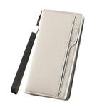 Portafoglio lungo da uomo Baellerry C3259 con porta carte multiuso, pochette elegante e casual con cerniera.