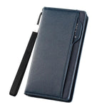 Portafoglio lungo da uomo Baellerry C3259 con porta carte multiuso, pochette elegante e casual con cerniera.