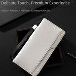 Portafoglio lungo da uomo Baellerry C3259 con porta carte multiuso, pochette elegante e casual con cerniera.