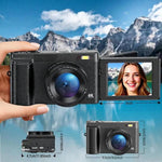 Videocamera digitale retrò DC101 HD, fotocamera micro DSLR portatile, Single Camera, With 32G Memory Card, With 64G Memory Card, With 128G Memory Card