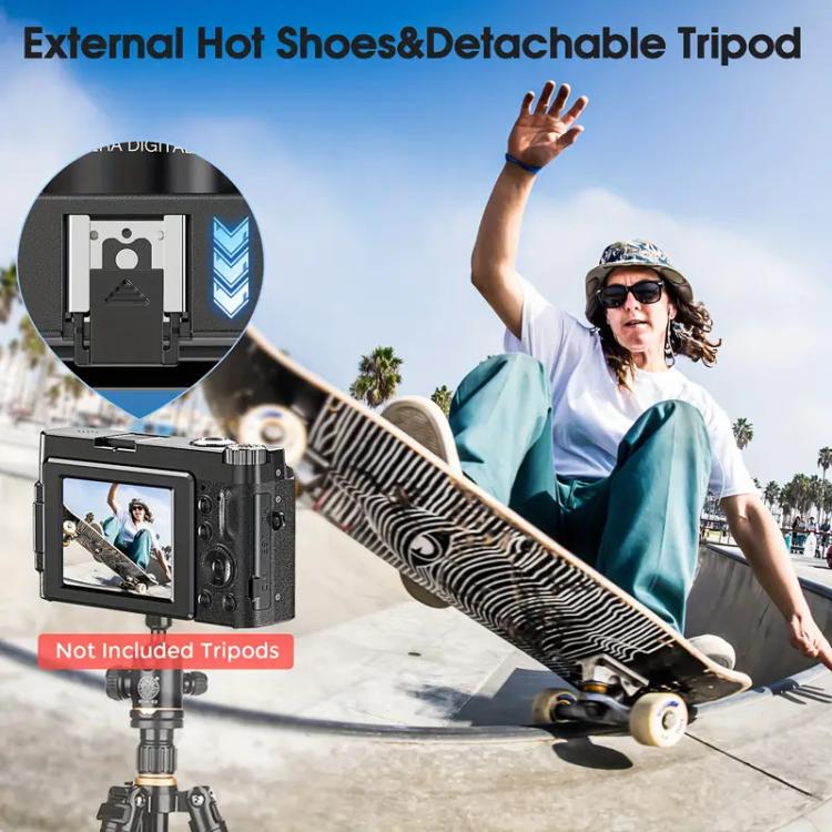 Videocamera digitale retrò DC101 HD, fotocamera micro DSLR portatile, Single Camera, With 32G Memory Card, With 64G Memory Card, With 128G Memory Card