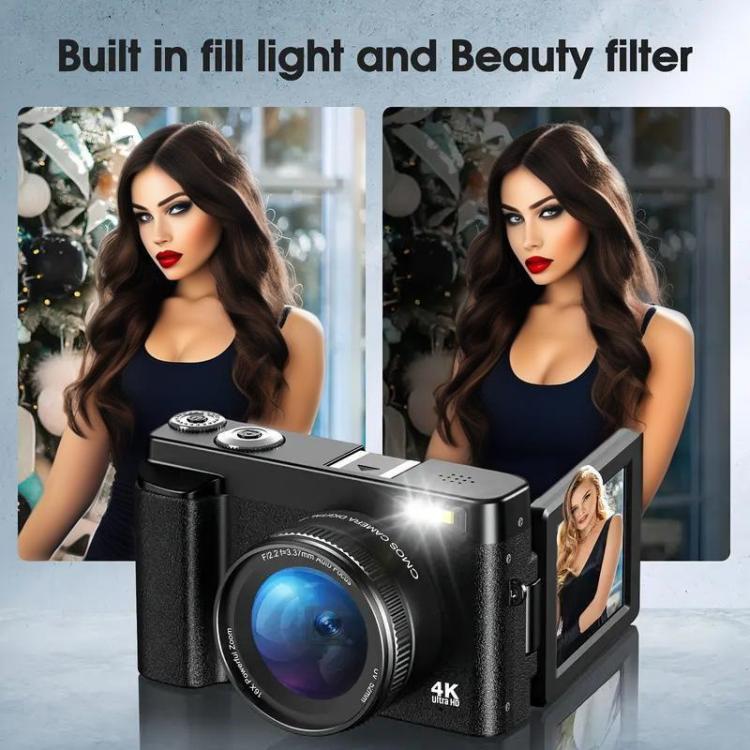 Videocamera digitale retrò DC101 HD, fotocamera micro DSLR portatile, Single Camera, With 32G Memory Card, With 64G Memory Card, With 128G Memory Card