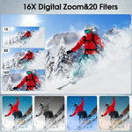 Videocamera digitale retrò DC101 HD, fotocamera micro DSLR portatile, Single Camera, With 32G Memory Card, With 64G Memory Card, With 128G Memory Card
