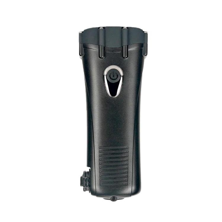 SB-3046C Torcia di emergenza a LED con allarme, impermeabile, ricaricabile a manovella, per esterni.