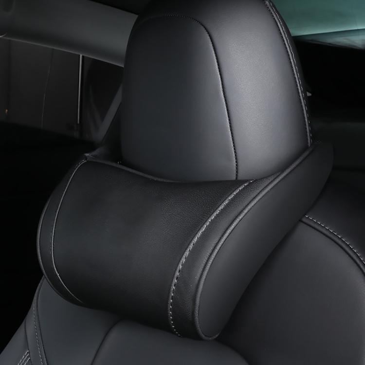 Cuscino poggiatesta in pelle per Tesla Model 3