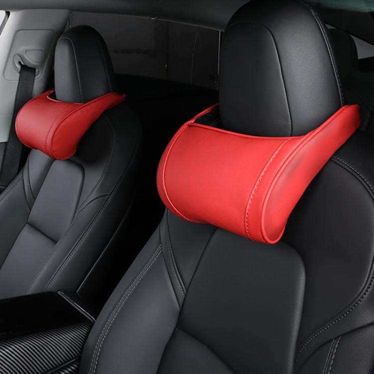 Cuscino poggiatesta in pelle per sedile Tesla Model 3/X/S