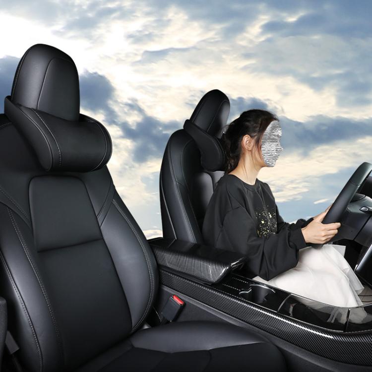 Cuscino poggiatesta in pelle per sedile Tesla Model 3/X/S