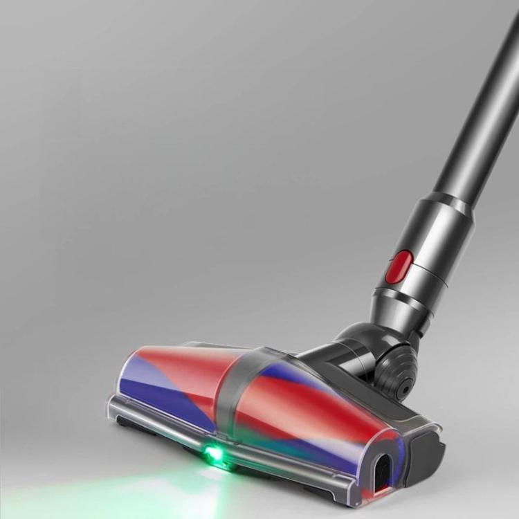 Testina a rullo morbido a doppio motore per aspirapolvere Dyson V10 Slim / V12 Slim, spazzola anti-groviglio, luce verde per rilevare la polvere (E0008), E0008 For Dyson V10 Slim / V12 Slim