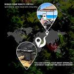 Sistema di nebulizzazione WiFi per terrari a tema foresta pluviale con timer intelligente e controllo tramite app Tuya, kit di nebulizzazione a bassa rumorosità., EU Plug, US Plug, UK Plug