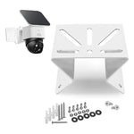 Supporto angolare in acciaio inox per telecamera di sicurezza Eufy SoloCam S340 / Reolink Trackmix / TP-Link Tapo C425 / C500