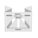 Supporto angolare in acciaio inox per telecamera di sicurezza Eufy SoloCam S340 / Reolink Trackmix / TP-Link Tapo C425 / C500