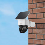 Supporto angolare in acciaio inox per telecamera di sicurezza Eufy SoloCam S340 / Reolink Trackmix / TP-Link Tapo C425 / C500