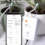 Sistema di irrigazione a goccia automatico intelligente Tuya compatibile con Wi-Fi, con doppia pompa e supporto fino a 16 vasi., Adjustable Drip Arrow Version, Adjustable Drip Heads Version, Drip Arrow Version