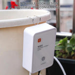 Sistema di irrigazione a goccia automatico intelligente Tuya compatibile con Wi-Fi, con doppia pompa e supporto fino a 16 vasi., Adjustable Drip Arrow Version, Adjustable Drip Heads Version, Drip Arrow Version