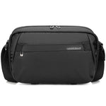 Borsa a tracolla da uomo QISEMIAN per fotocamera DSLR, resistente all'acqua, con divisori rimovibili e attacco per treppiede.