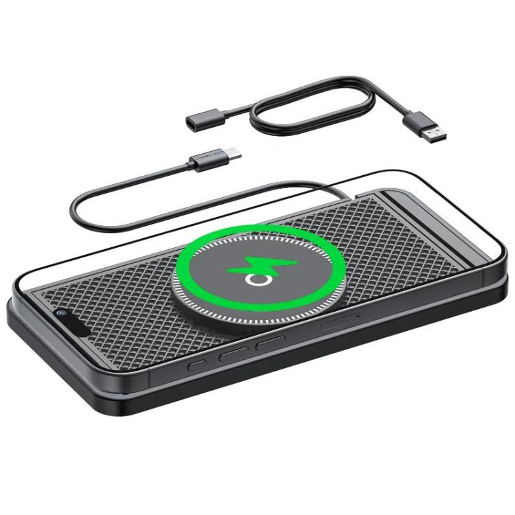 Tappetino magnetico antiscivolo per ricarica wireless Qi
