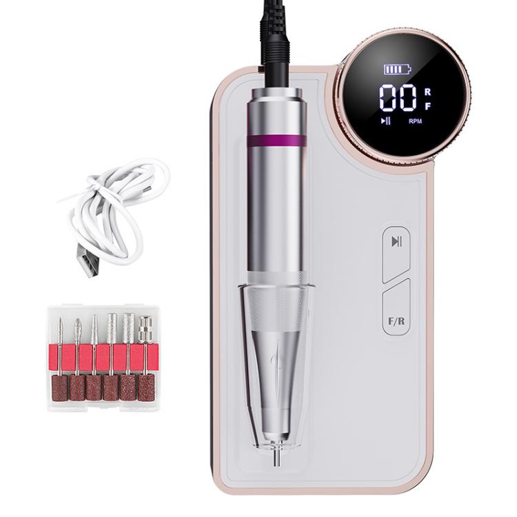 BLUEQUE BQ-109 Lima per unghie compatta, portatile e ricaricabile per uso domestico