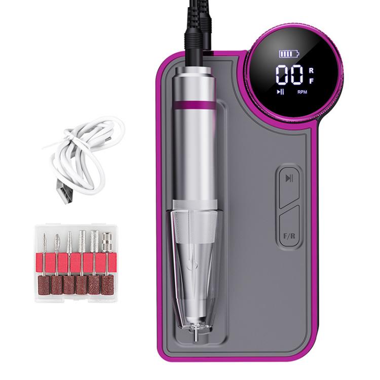 BLUEQUE BQ-109 Lima per unghie compatta, portatile e ricaricabile per uso domestico