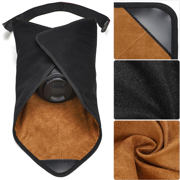 Panno multiuso autoadesivo per avvolgere e riporre obiettivi, gimbal e tablet., L Brown, L Khaki, L Cyan, S Brown, S Khaki, S Cyan