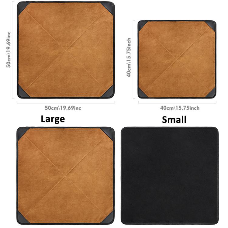 Panno multiuso autoadesivo per avvolgere e riporre obiettivi, gimbal e tablet., L Brown, L Khaki, L Cyan, S Brown, S Khaki, S Cyan
