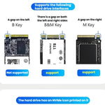 Blueendless DB2804NA Four-Bay NVMe Drive Enclosure M.2 1 To 3 Cloning Copying Device External SSD Enclosure External Reader, US Plug, EU Plug, UK Plug