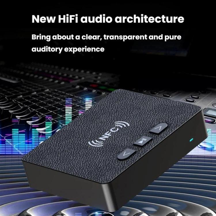Adattatore audio Bluetooth 6.0 per auto D11 con ricevitore Bluetooth NFC, D11