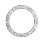 Adesivo con anello decorativo a forma di diamante per l'avviamento One-Touch dell'auto