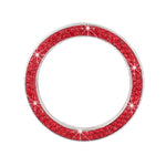 Adesivo con anello decorativo a forma di diamante per l'avviamento One-Touch dell'auto