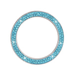 Adesivo con anello decorativo a forma di diamante per l'avviamento One-Touch dell'auto