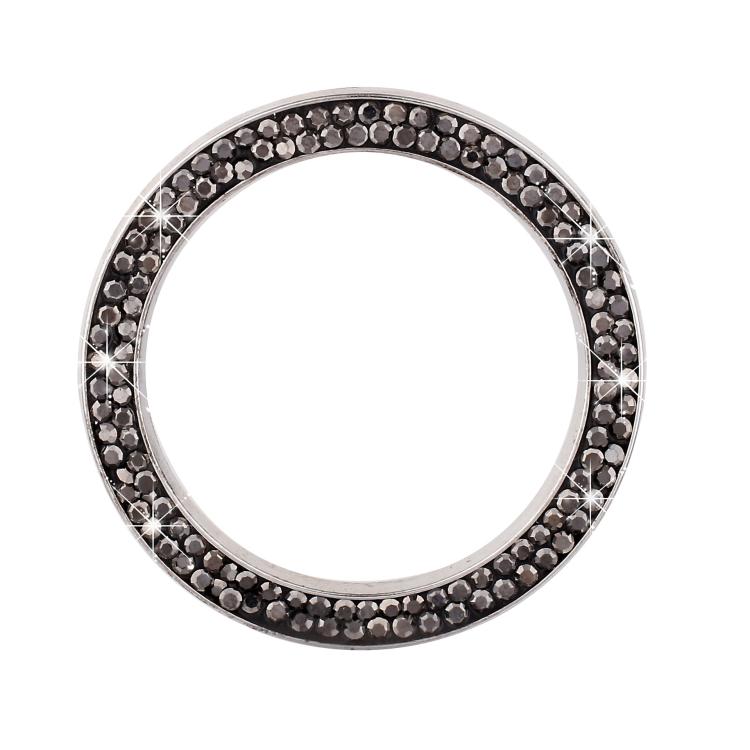 Adesivo con anello decorativo a forma di diamante per l'avviamento One-Touch dell'auto