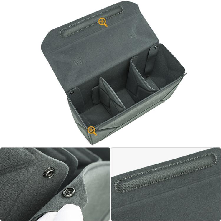 Borsa modulare multifunzione per fotocamera, custodia protettiva ecologica per fotocamere mirrorless/DSLR e obiettivi., M Gray, L Gray, M Black, L Black