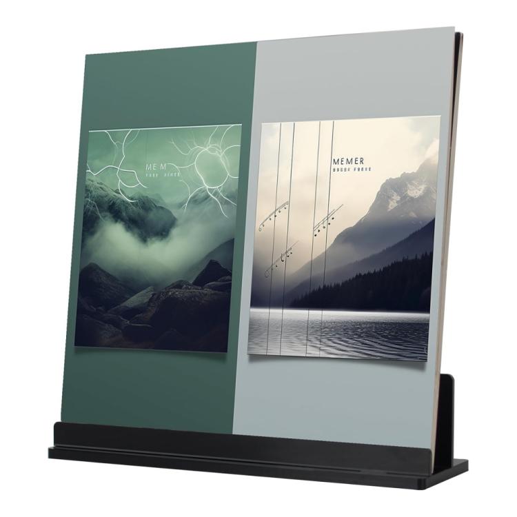Espositore/supporto in acrilico per dischi in vinile., YX213