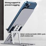 Supporto universale in metallo per telefono, tablet e tablet, supporto portatile