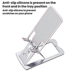Supporto universale in metallo per telefono, tablet e tablet, supporto portatile