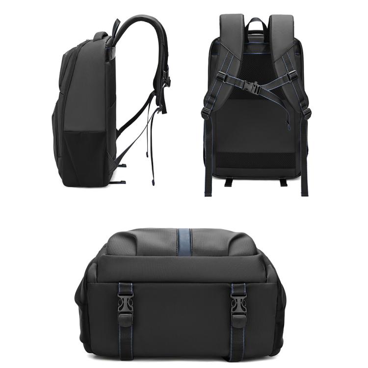 Zaino fotografico QISEMIAN con inserto rimovibile, zona di separazione asciutto/bagnato, divisori personalizzabili per fotocamere e laptop da 16 pollici.