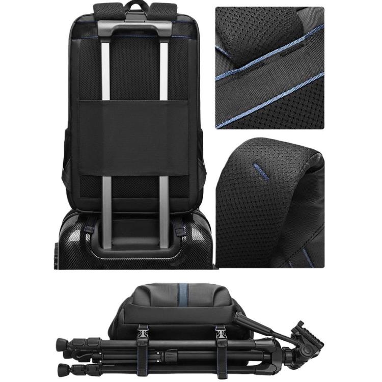 Zaino fotografico QISEMIAN con inserto rimovibile, zona di separazione asciutto/bagnato, divisori personalizzabili per fotocamere e laptop da 16 pollici.