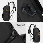AK818 Borsa fotografica impermeabile antifurto a doppia tracolla, zaino fotografico di grande capacità